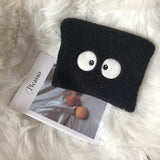 Plush Shoulder Bag Winter Cartoon Handbags Cute Face