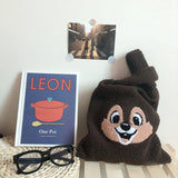 Plush Shoulder Bag Winter Cartoon Handbags Cute Face