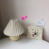 Plush Shoulder Bag Winter Cartoon Handbags Cute Face