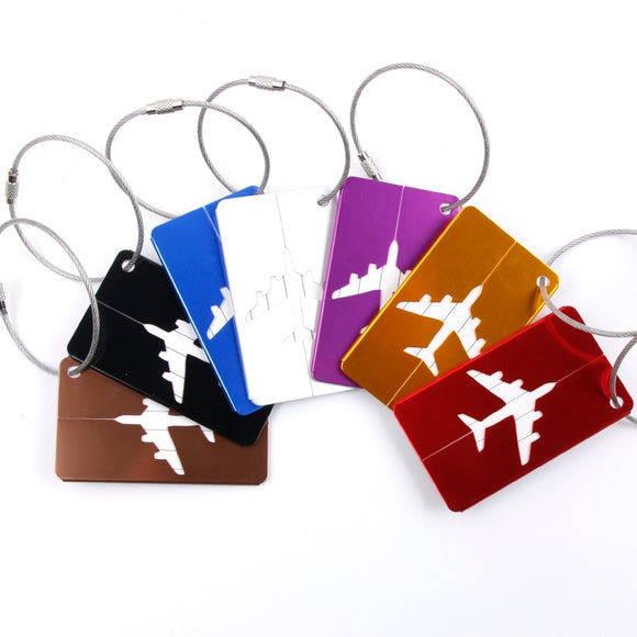 Aluminium Alloy Luggage Tags Baggage Name Tags Suitcase
