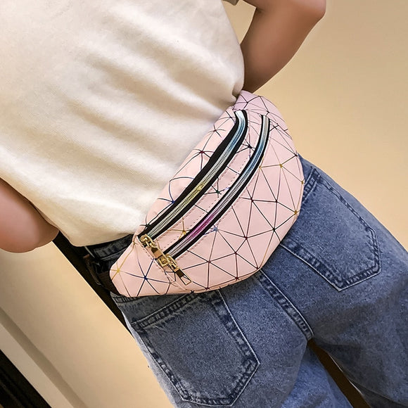 Women's Fashion Waist Packs Personalized Rock and Roll Color