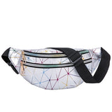 Women's Fashion Waist Packs Personalized Rock and Roll Color